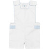 James Henry Jon Jon, Whitby White Pique - Rompers - 1 - thumbnail