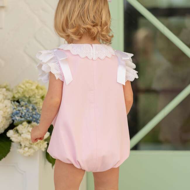 The Rosie Bubble, Primrose Pink Pique - Rompers - 7