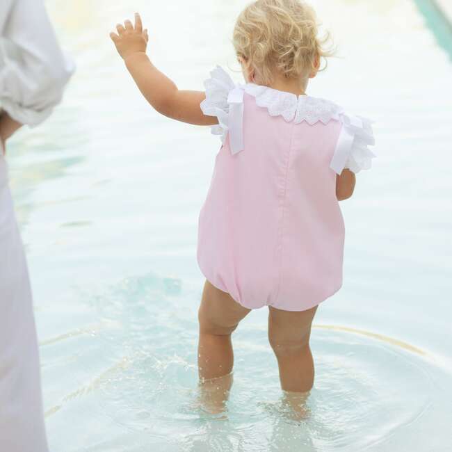 The Rosie Bubble, Primrose Pink Pique - Rompers - 8