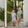 George Jon Jon, Smocked Sailboats - Rompers - 3