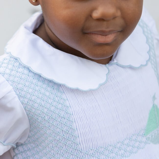 Eloise Dress, Smocked Sailboats - Dresses - 3