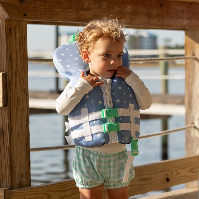 Swim Shorties, Harbour Breeze Gingham - Swim Trunks - 7