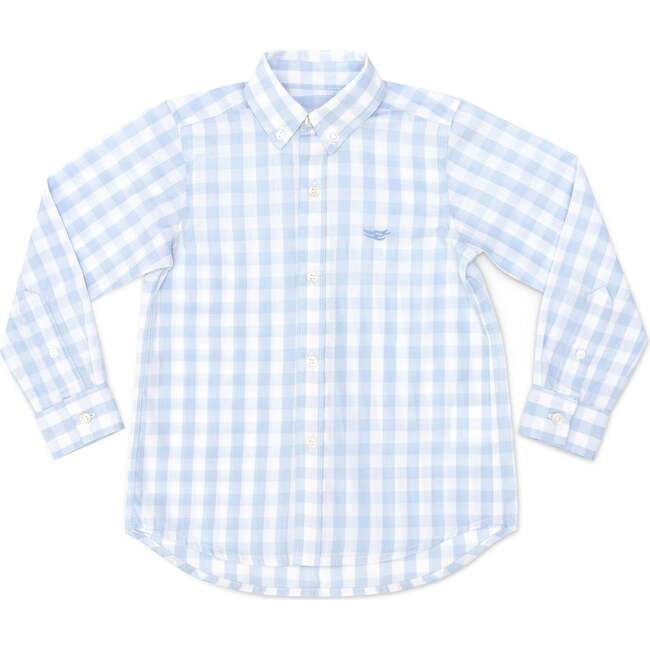 Bennett Button Down, Bailey's Bay Blue Gingham