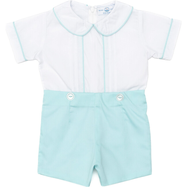 Benjamin Button On, Mid Ocean Mint Pique