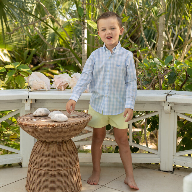 Bennett Button Down, Bailey's Bay Blue Gingham