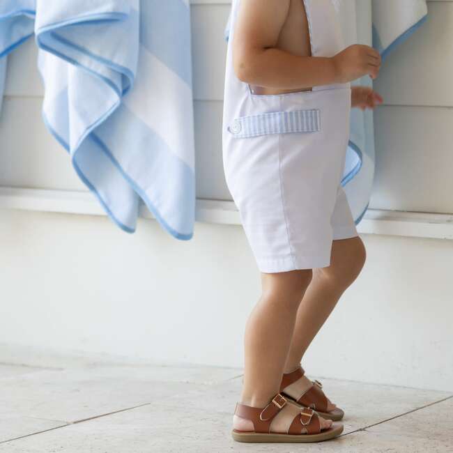 James Henry Jon Jon, Whitby White Pique - Rompers - 8