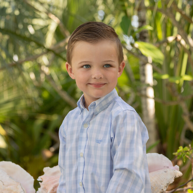 Bennett Button Down, Bailey's Bay Blue Gingham - Button Downs - 7