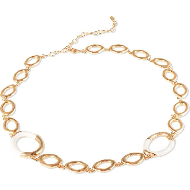 Time Ripples Round Necklace