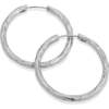 Grove Hoop Earrings, Silver - Earrings - 1 - thumbnail