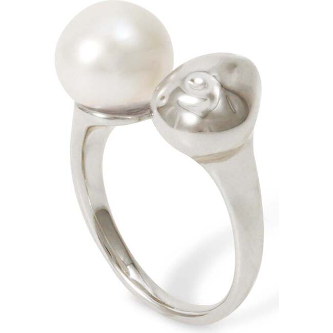 Eden Pearl Ring, Silver