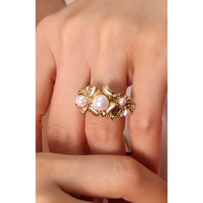 Garden Blossom Wide Ring