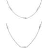 Teardrops Silver Necklace - Necklaces - 3