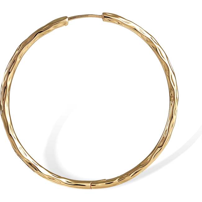 Grove Hoop Earrings, Gold - Earrings - 3