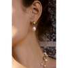 Eden Pearl Drop Earrings, Gold - Earrings - 2