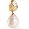 Eden Pearl Drop Earrings, Gold - Earrings - 3