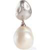 Eden Pearl Drop Earrings, Silver - Earrings - 3