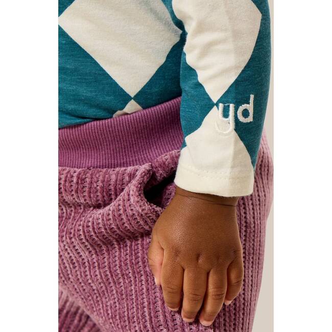 Confetti Longsleeve Onesie, Blue - Onesies - 3