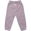 Light Cotton Sweatpants, Lavender - Sweatpants - 1 - thumbnail