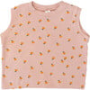 Mandarin Sleeveless Tee, Mauve - T-Shirts - 1 - thumbnail