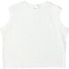 Original Sleeveless Tee, White - T-Shirts - 1 - thumbnail