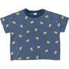 Fox Tee, Navy - T-Shirts - 1 - thumbnail