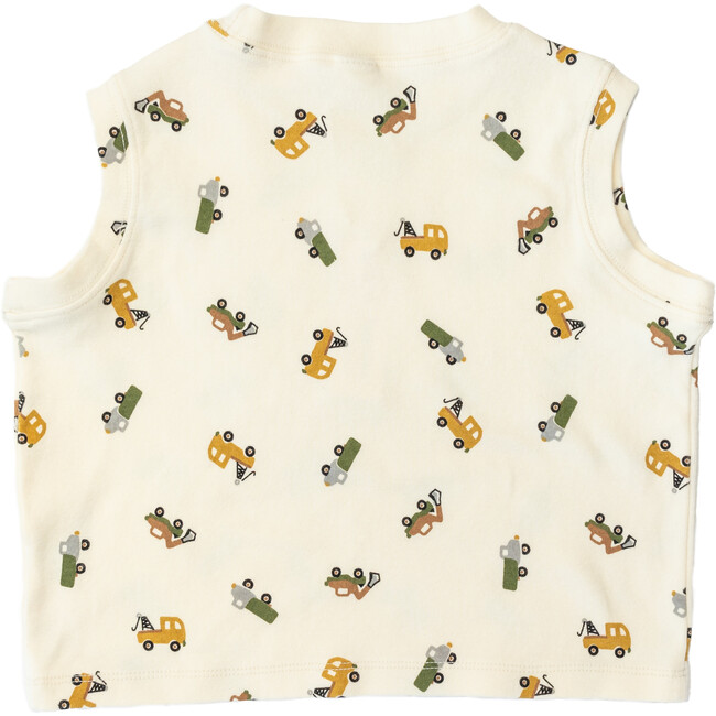 Truck Sleeveless Tee, Beige