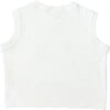 Original Sleeveless Tee, White - T-Shirts - 2 - thumbnail