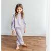 Light Cotton Sweatpants, Lavender - Sweatpants - 3 - thumbnail