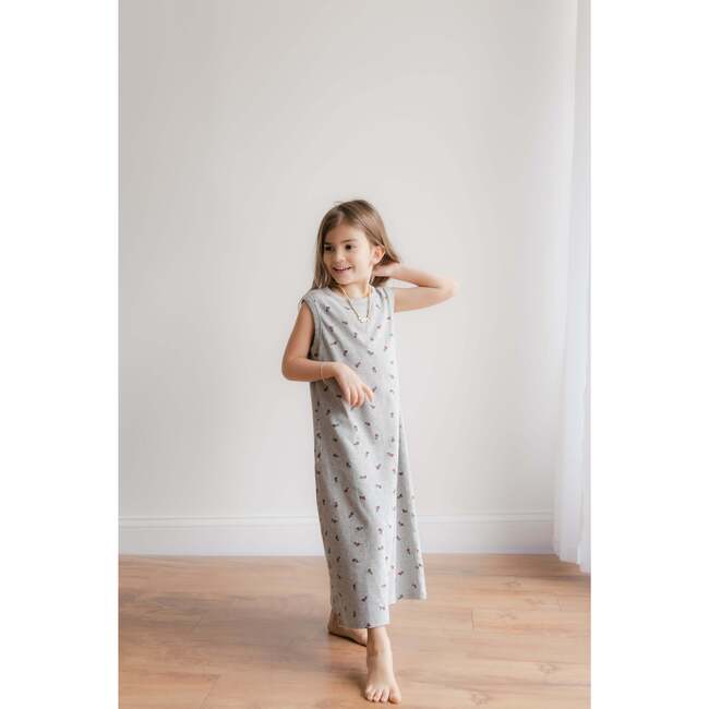 Rose Maxi, Grey - Dresses - 3