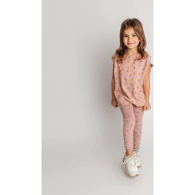 Mandarin Sleeveless Tee, Mauve - T-Shirts - 3