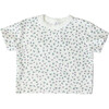 Floral Tee, White - T-Shirts - 1 - thumbnail