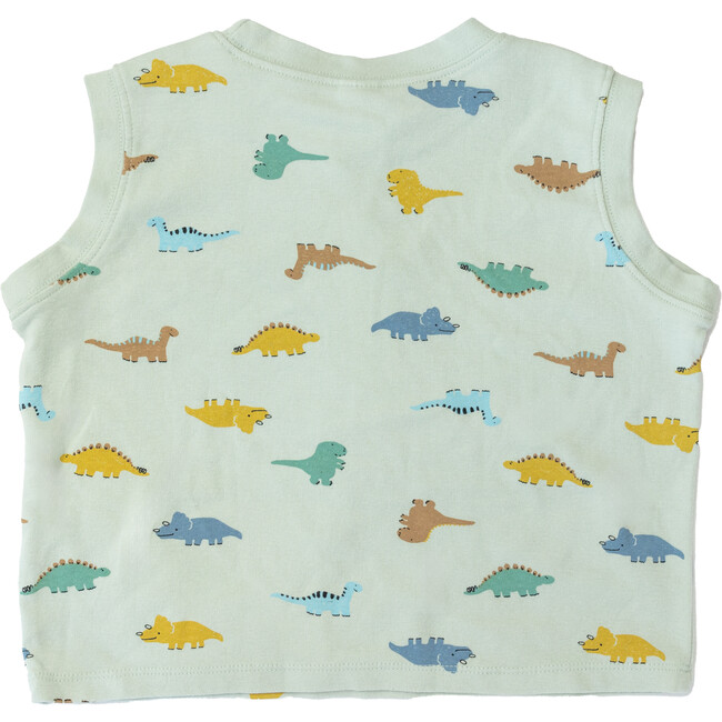 Dino Sleeveless Tee, Mint