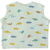 Dino Sleeveless Tee, Mint - T-Shirts - 2 - thumbnail