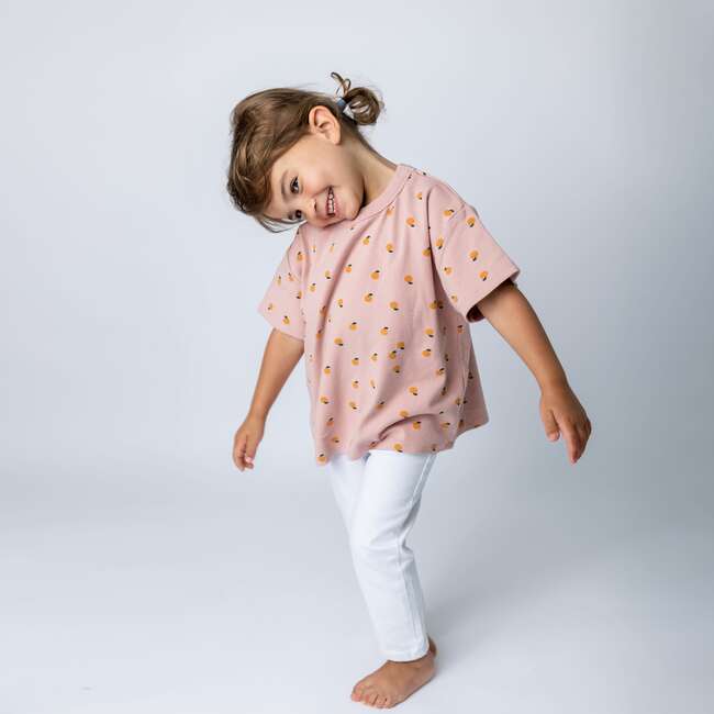 Mandarin Tee, Mauve - T-Shirts - 3