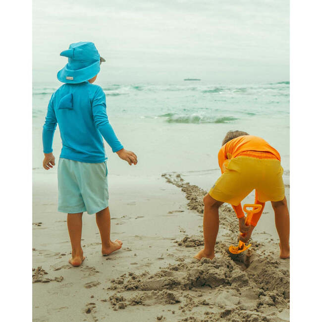 Reef Trunks, Blue - Swim Trunks - 5