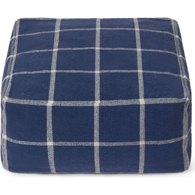Pouf Geo Block Navy Blue