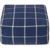 Pouf Geo Block Navy Blue - Ottomans - 1 - thumbnail