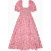 Nicky Hilton x La Coqueta Pink Toile de Jouy London Woman Long Dress - Dresses - 1 - thumbnail