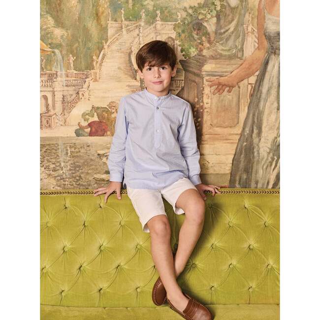 Nicky Hilton x La Coqueta White Conrad Boy Chino Shorts