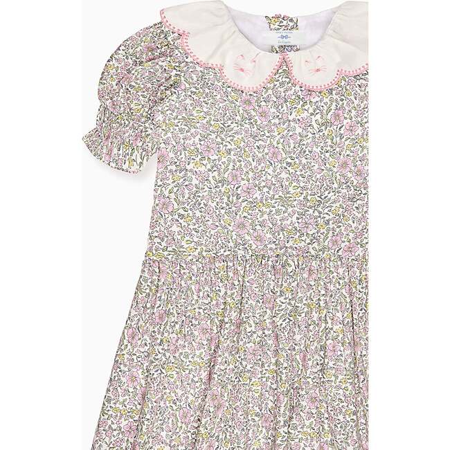 Nicky Hilton x La Coqueta Sage Floral Iris Girl Drop Waist Dress - Dresses - 3