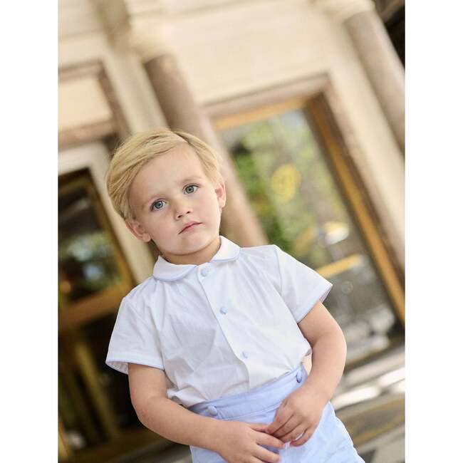 Nicky Hilton x La Coqueta Blue Stripe Chasen Baby Boy Set