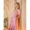 Nicky Hilton x La Coqueta Pink Toile de Jouy London Woman Long Dress - Dresses - 2