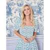 Nicky Hilton x La Coqueta Blue Bow Floral London Woman Long Dress - Dresses - 2 - thumbnail