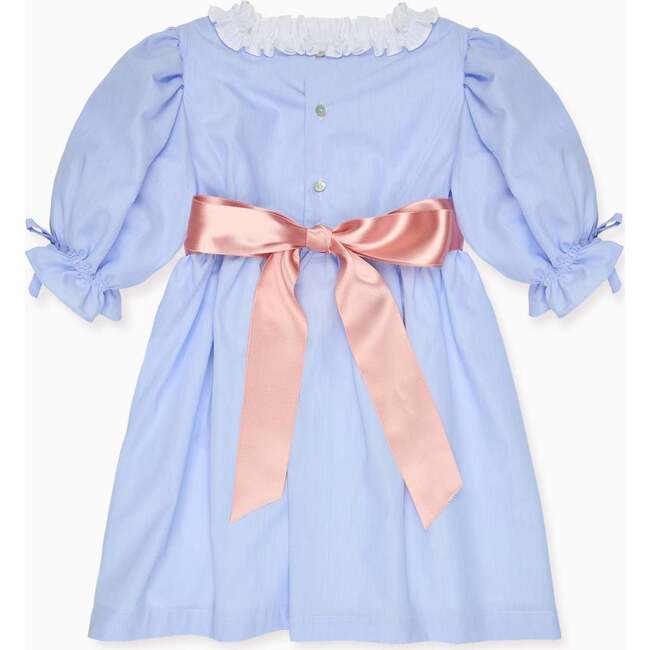 Nicky Hilton x La Coqueta Blue Stripe Milou Girl Dress - Dresses - 4