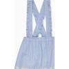Nicky Hilton x La Coqueta Blue Whitney Girl Pinafore Skirt - Skirts - 3