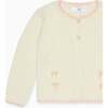 Nicky Hilton x La Coqueta Ivory Farrah Cotton Girl Cardigan - Cardigans - 3
