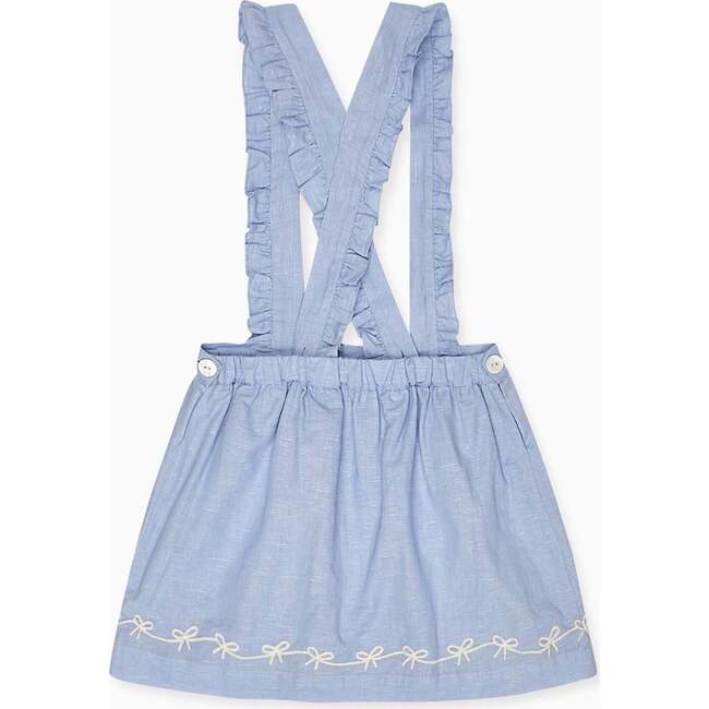 Nicky Hilton x La Coqueta Blue Whitney Girl Pinafore Skirt - Skirts - 4