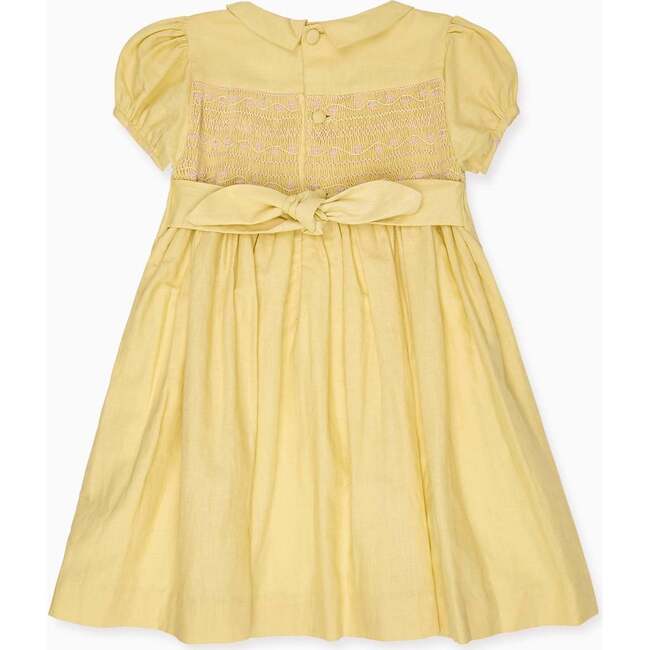 Nicky Hilton x La Coqueta Lemon Dolly Girl Hand-Smocked Dress - Dresses - 4
