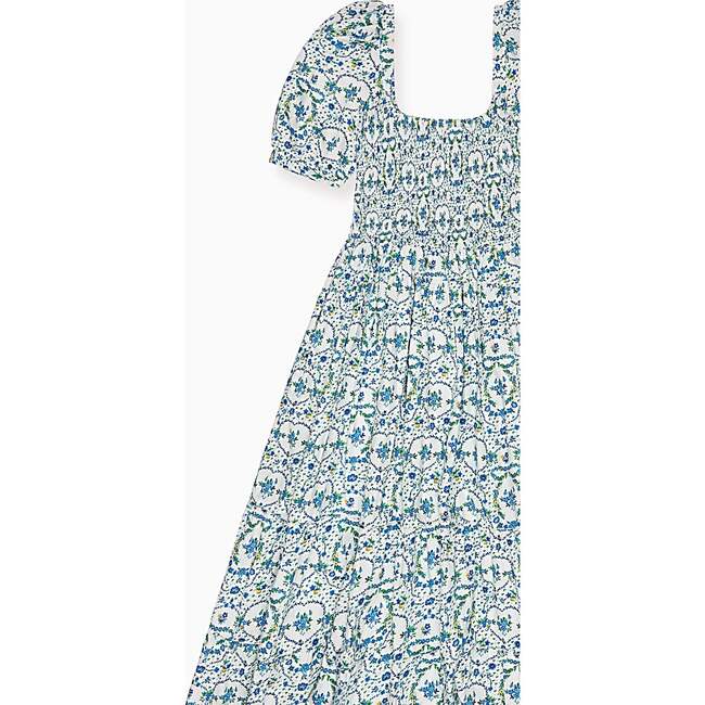 Nicky Hilton x La Coqueta Blue Bow Floral London Woman Long Dress - Dresses - 3