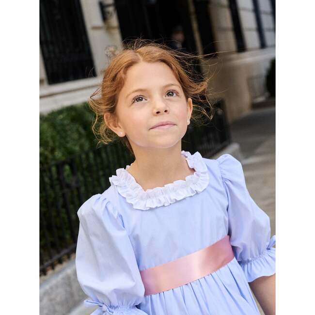 Nicky Hilton x La Coqueta Blue Stripe Milou Girl Dress - Dresses - 5